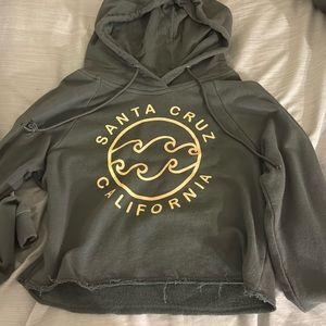 Santa Cruz cropped hoodie